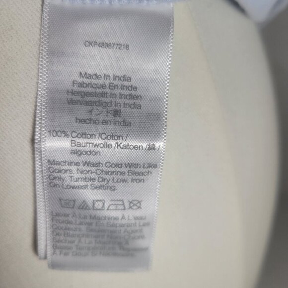 Madewell Blue Cotton Perfect Crewneck Casual Everyday Comfortable Tee Size XS - Picture 6 of 11